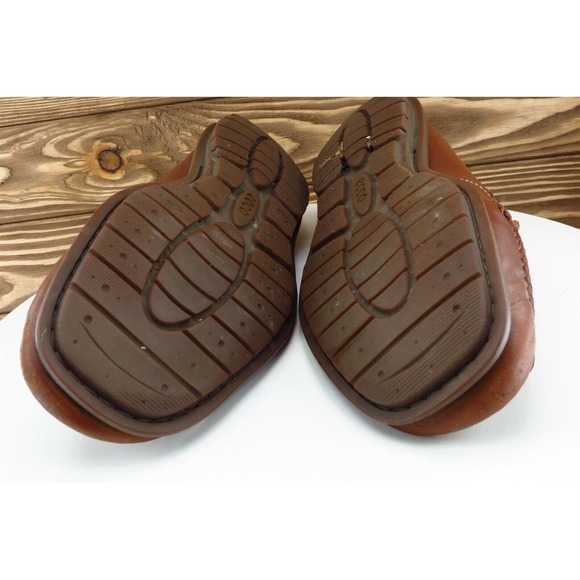 ECCO Shoes Sz 44 M‎ Round Toe Brown Loafer Leather Men main image 6